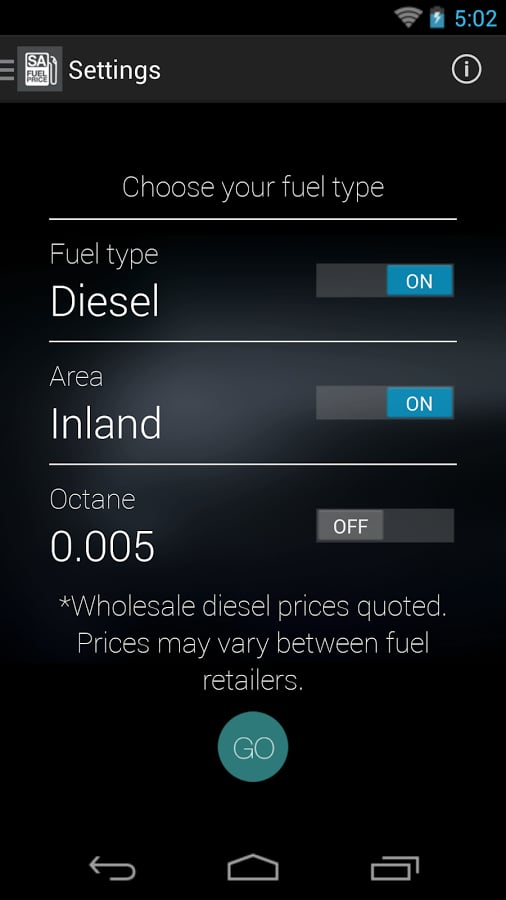 SA Fuel Price截图6