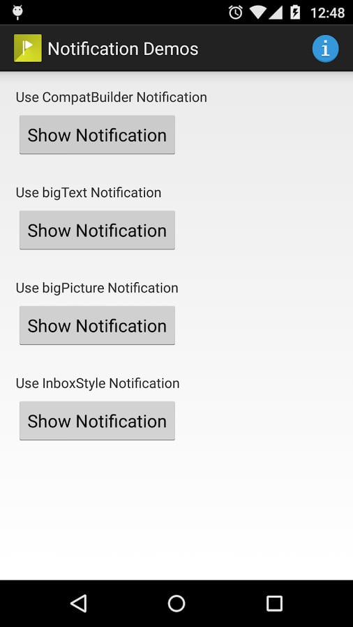 Notification Demos截图1