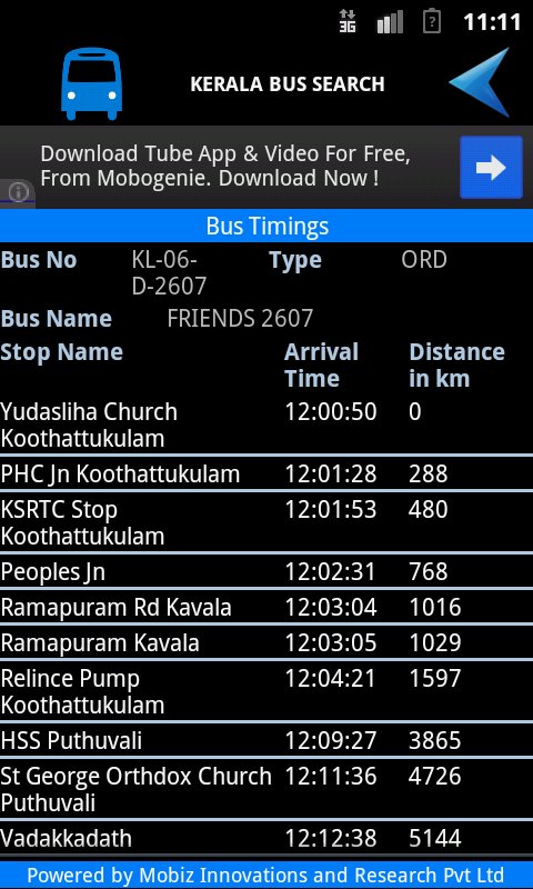 Kerala Bus Search截图2