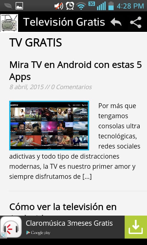 Television gratis en viv...截图4