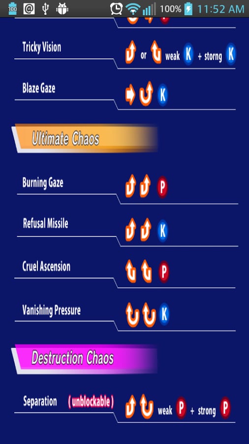 Chaos Code Pocket Guide截图2