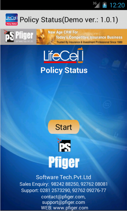 LIC ONLINE POLICY STATUS PFIGE截图1