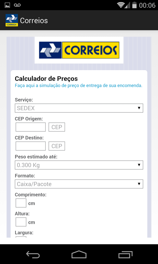 Correios Mobile截图3