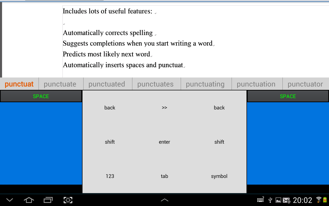 tactile keyboard - free截图5