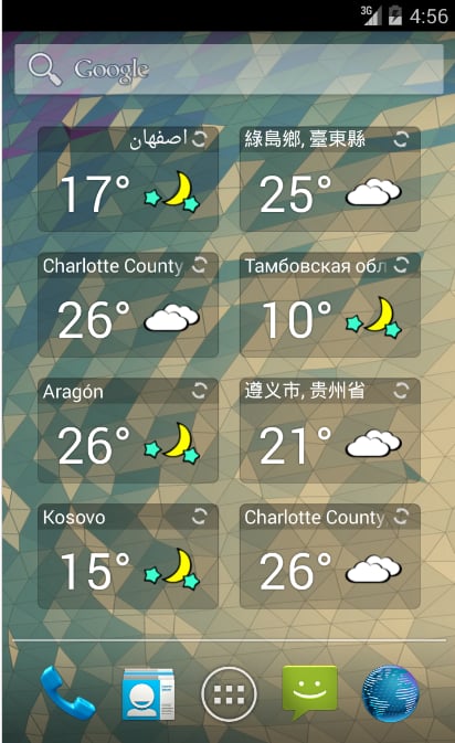 IC Weather Widget - Clas...截图3