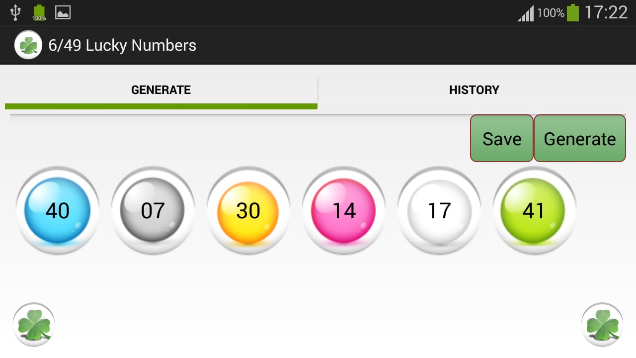 6/49 Lucky Numbers截图1