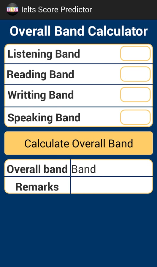 Ielts Score Predictor截图1