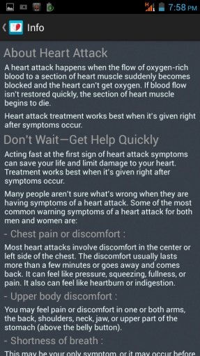 Heart Attack Fast Help截图3