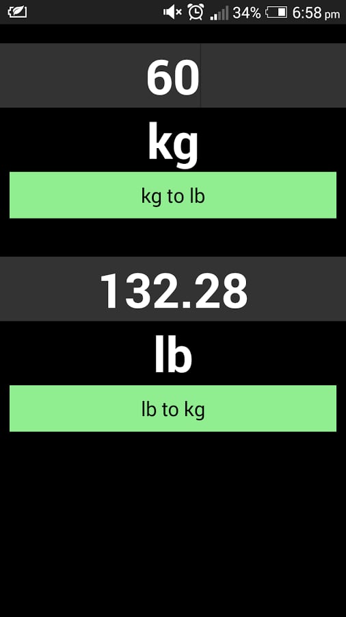 kg to lb to kg截图2