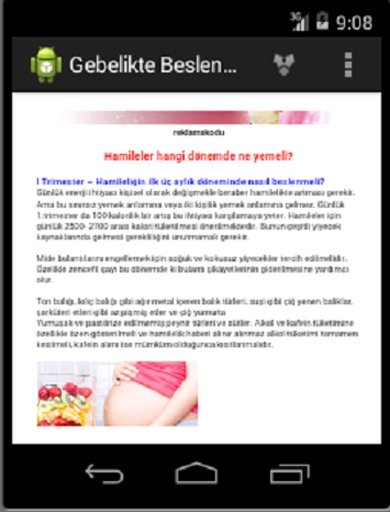 Gebelik Beslenme截图1