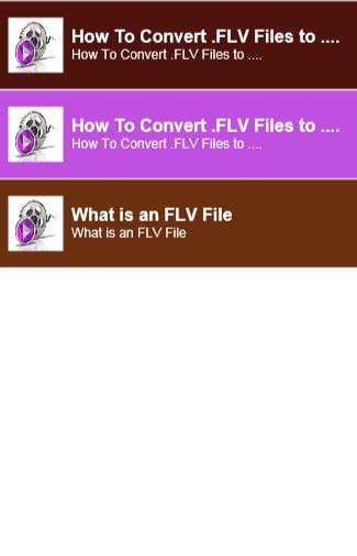 How to converter Flv to ...截图1