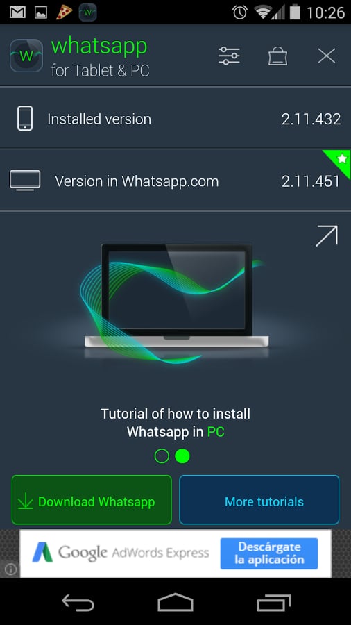 Install Whats App Tablet...截图7