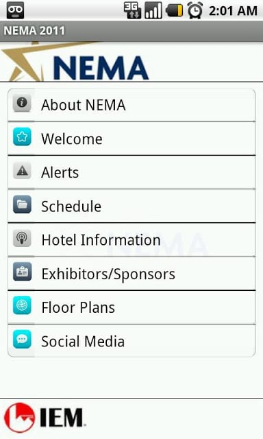 NEMA 2011截图1