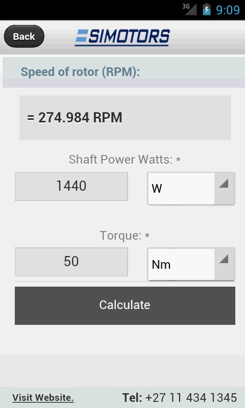 Simotors - motor calcula...截图4