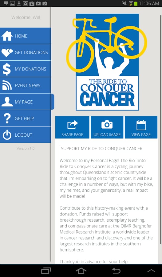 The Ride to Conquer Cancer Australia截图3