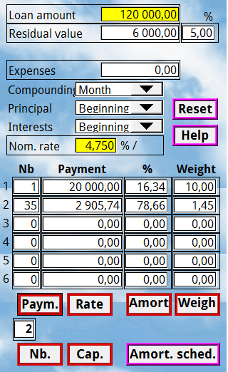 2b2c Loan Calculator截图2