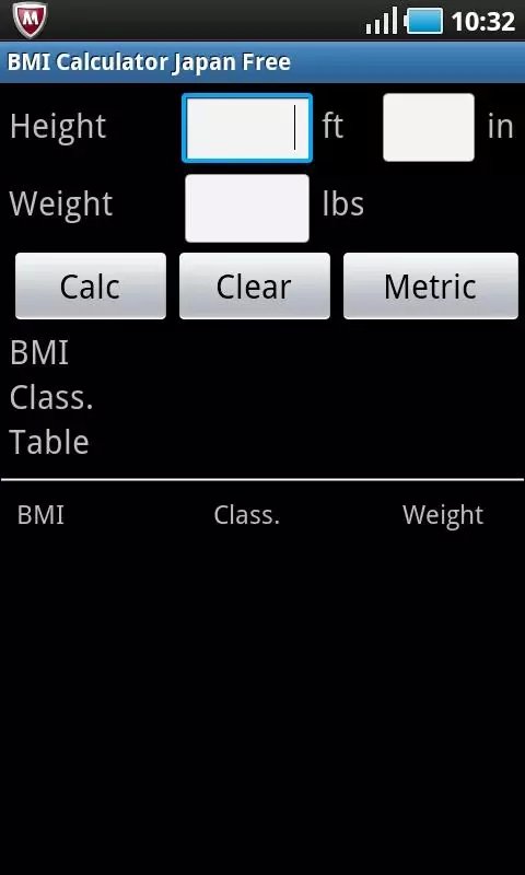BMI Calculator Japan Free截图2
