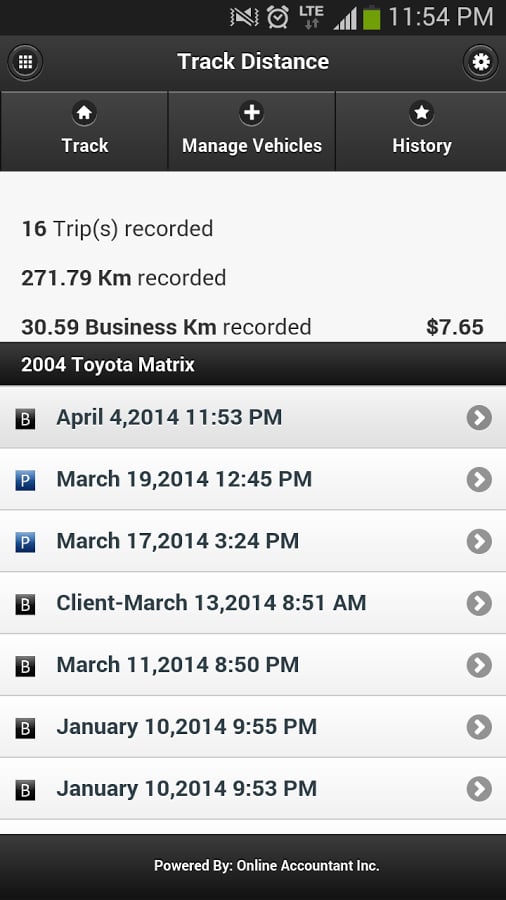 DistanceTracker Mileage ...截图4