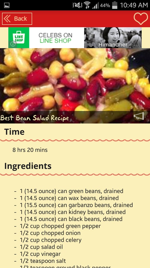 Bean and Pea Salads Reci...截图10