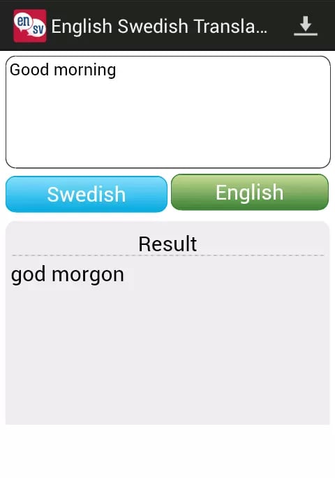 English Swedish Translator截图5