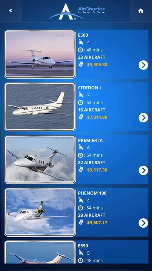 AirCharter Private Jet C...截图10