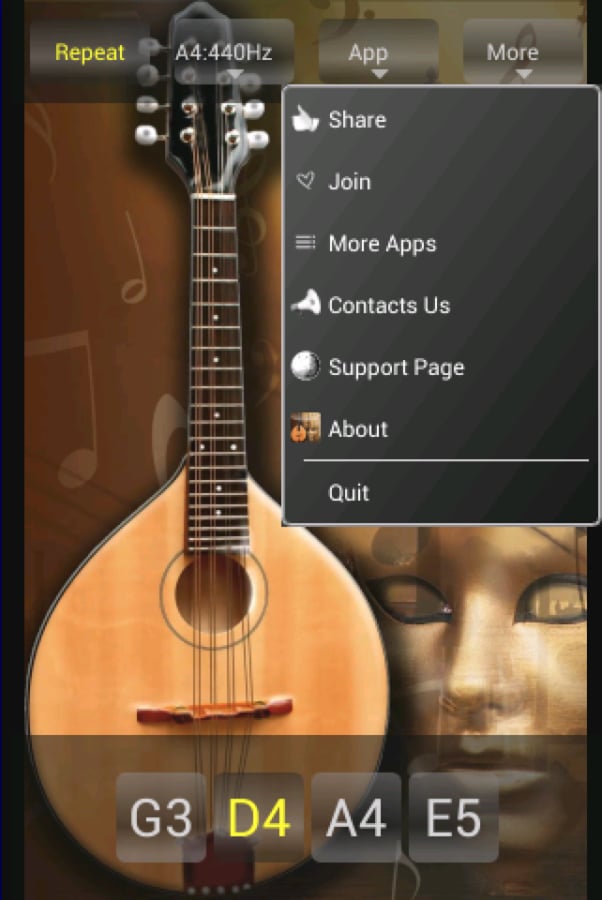 Mandolin Tuner截图1