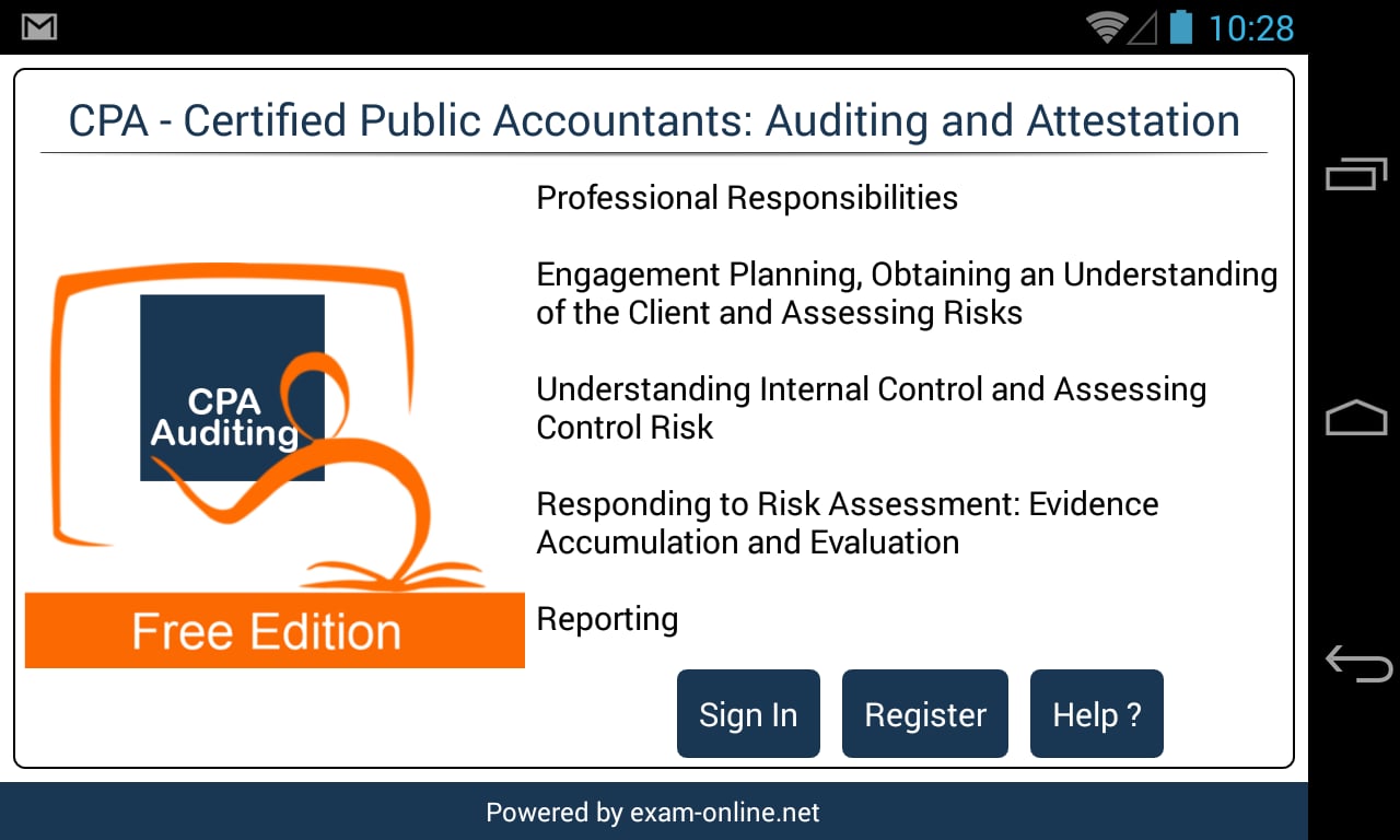 CPA Audit Exam Online Fr...截图1