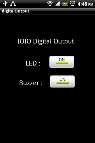 IOIO Digital output截图2