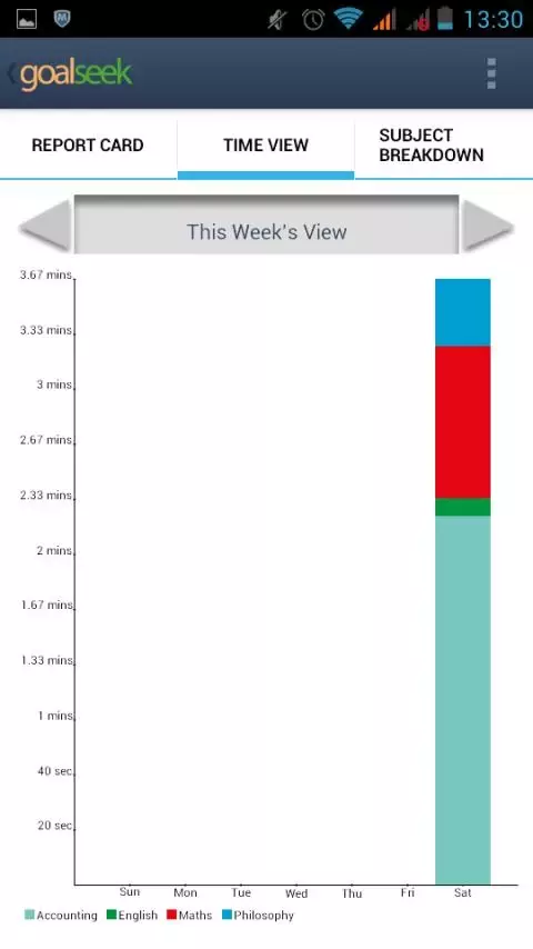 Goalseek Study Log Timer截图3