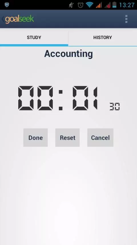 Goalseek Study Log Timer截图2