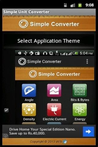 Simple Unit Converter截图1