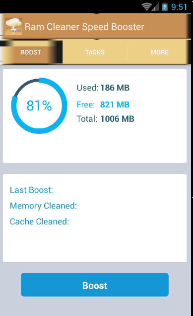 Ram Cleaner Speed Booster截图1