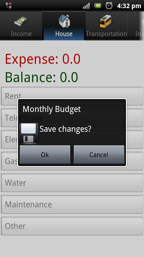 Monthly Budget截图3