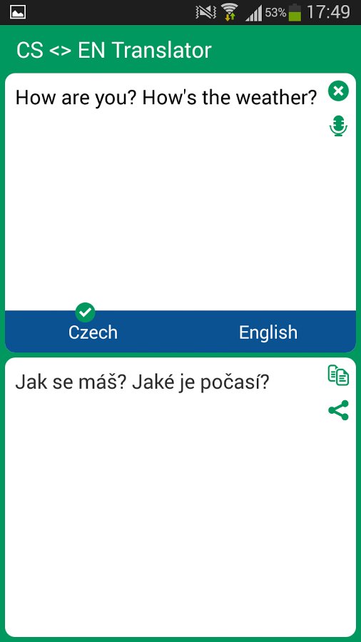 Czech - English Translat...截图3