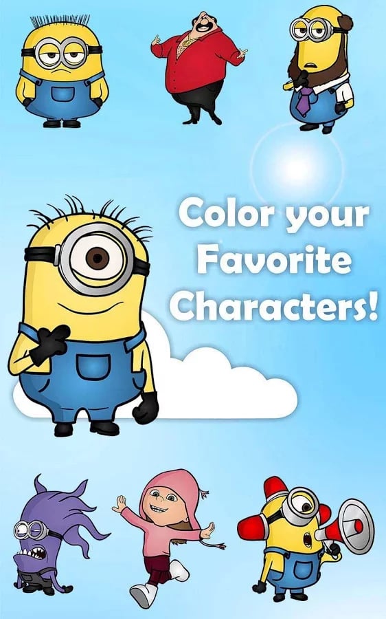 Coloring Pages Minions E...截图8