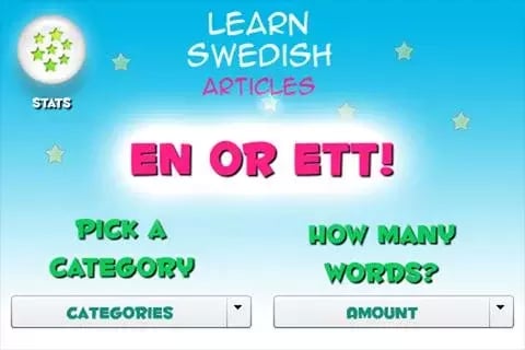 Learn Swedish: En or Ett截图2