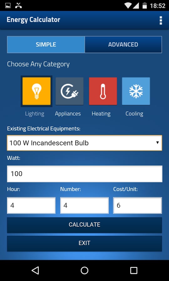 Wattguru Energy Calculat...截图2