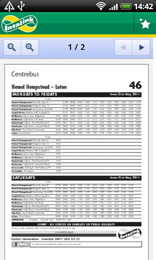 Herts Bus Info截图4