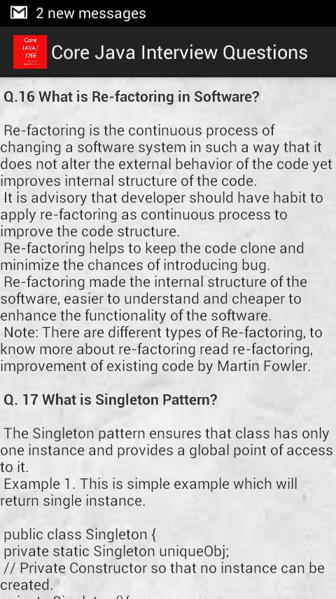 Core Java Interview Ques...截图2