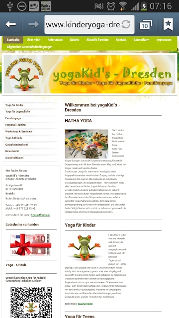 Kinderyoga Dresden截图2