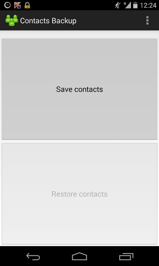 Contacts BackupRestore截图2