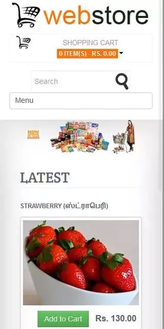 Online Grocery Store截图2