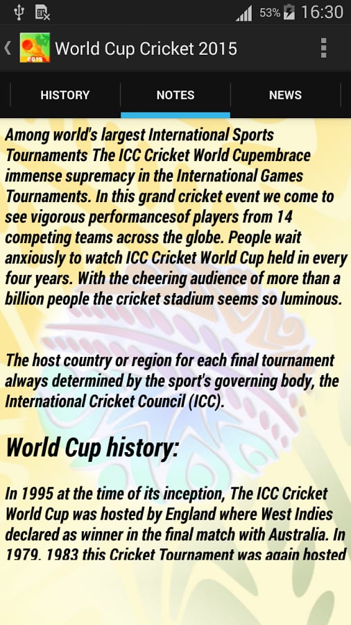 World Cup Cricket - 2015截图1