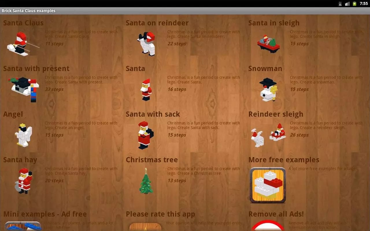 Brick Santa Claus examples截图6