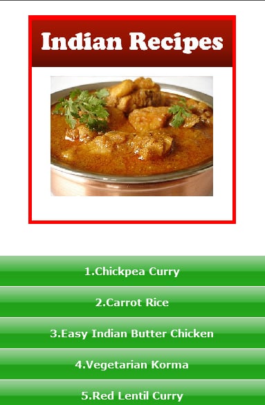 Indian Recipes !截图2