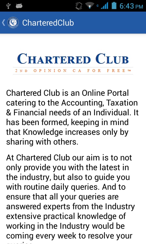 Chartered Club截图2