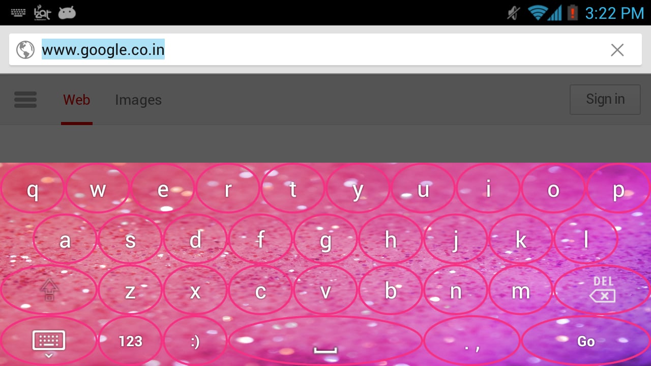 pink keyboard glow截图5