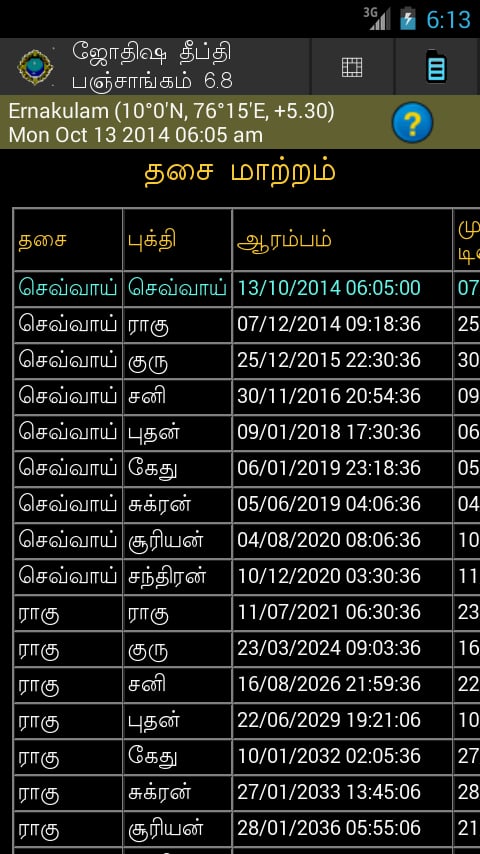 Astrology Tamil Jyothish...截图8