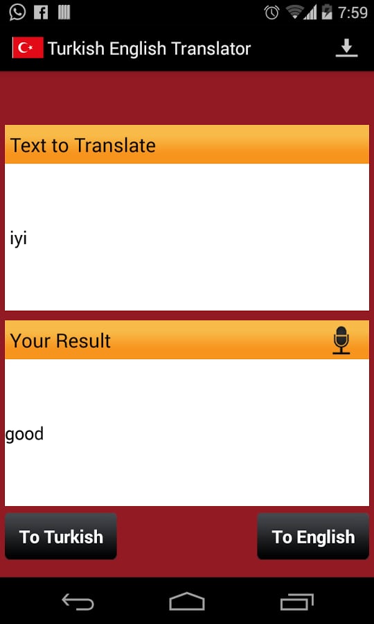 Turkish English Translat...截图3
