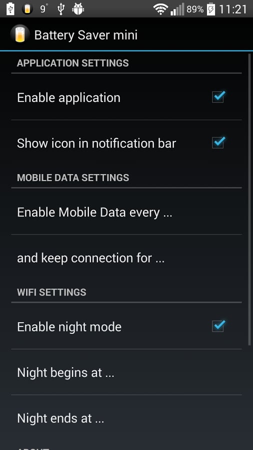 Battery Saver mini截图2